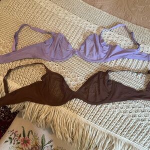 CUUP Purple and Brown Bras Intimates & Sleepwear